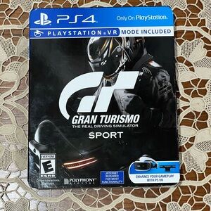 Gran Turismo Sport - 2016 Limited Edition - PS4- Black Steelbook - Plus VR MODE